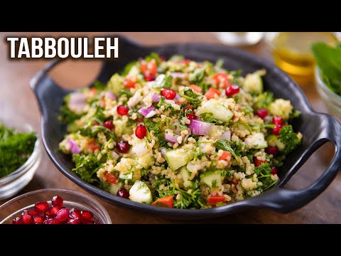 Tabbouleh Salad | How To Make Tabbouleh | Easy Salad Recipe | Herb Salad | Ruchi