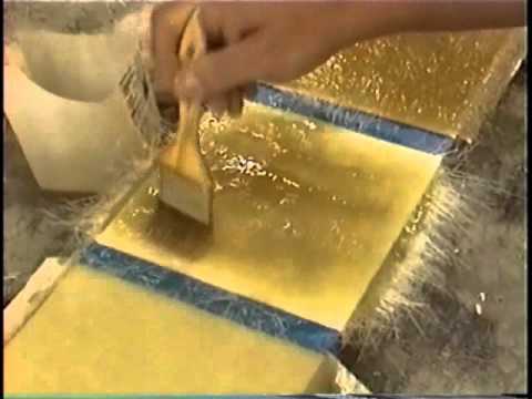 how to apply fiberglass