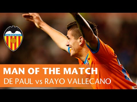Valencia CF: Man of the Match vs Rayo Vallecano - De Paul