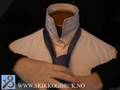 Tie the 'Christensen' (aka 'Cross') knot