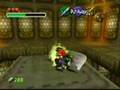 Ocarina of Time - beating Ganondorf with three hearts.