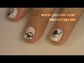 Soot Balls From Spirited Away Nail Art