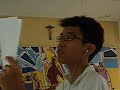 matthew reading the om script.