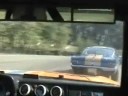 mission raceway, 2008. bmw 2002 racing against shelby gt350, ferrari 246 and other vintage racers - august 2008.