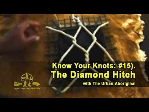 how to tie diamond hitch