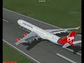 A340-600 Virgin Atlantic landing in Lagos