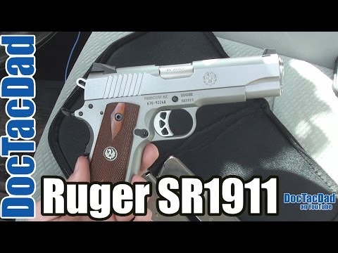 ruger - Shooting and Reviewing the SR1911 Commander Ruger SR1911 Commander Capacity: 7+1 Grip Frame: Low-Glare Stainless Slide Material: Stainless Steel Slide Finish...