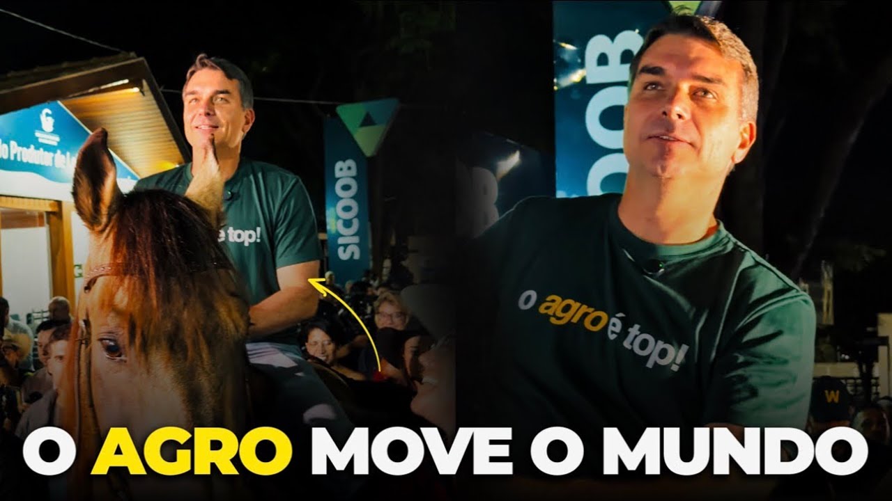 FLÁVIO BOLSONARO FALA NA EXPOGRANDE