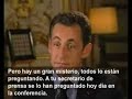 sarkozy se molesta con una periodista