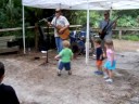 Live band, Evan dancing