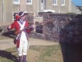 this is a british redcoat from jersey in the channel islands showing  
