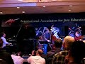 leader/piano: kevin hays; bass: doug weiss; drums: bill stewart.  another short vid i took at the conference