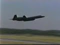 SR71 Blackbird at RAF Fairford UK