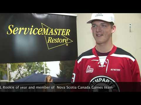 1st Rd Pk Jacob Melanson prepares for 1st Remparts camp