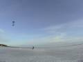 Snowkite my max speed try and 3rd jump training day Oulu Finland - 04-27