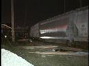 DV-255-3 OCT 2002 SURREY TRAIN CRASH HITS SEMI TRUCK ON 176
