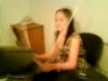videos de hannah playing the drums