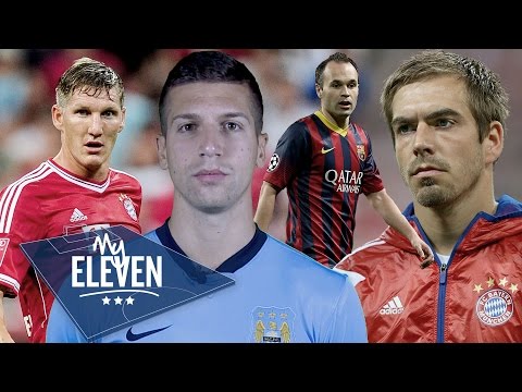 Matija Nastasic picks his greatest ever team | Iniesta, Schweinsteiger, Lahm & More!
