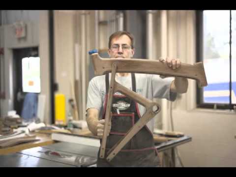 Kinsinger - Jay Kinsinger builds a wooden bike ... from beginning to end.