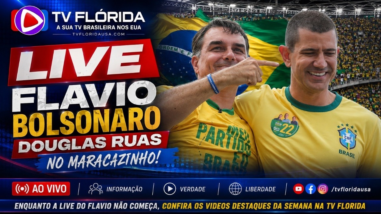 DIRETO DO MARACANANZINHO COM FLAVIO BOLSONARO E DOUGLAS RUAS