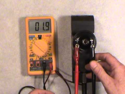 how to locate the armature leads with an ohmmeter