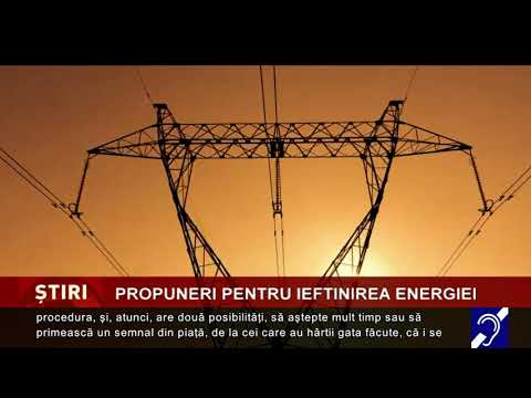 Propuneri pentru ieftinirea energiei...