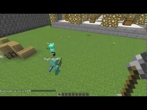 Minecraft LAVA RACE Minigame w/ CaptainSparklez, SkyDoesMinecraft, BajanCanadian and Bodil40!