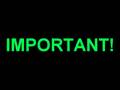 videos de IMPORTANT!!!!!