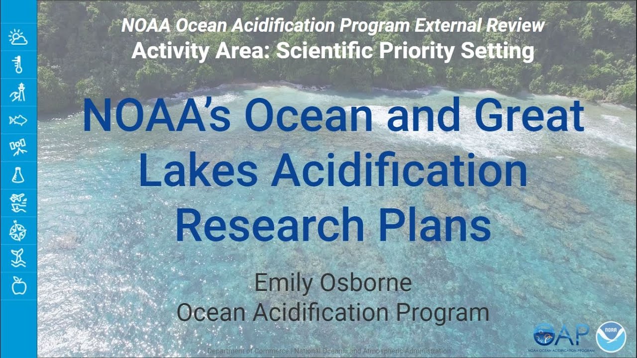 Activity Area 1:<br> NOAA's Ocean and Great Lakes Acidification Research Plans