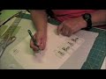 This video will show you how to take a pattern you've printed and make a template out of it. Using a stiffer piece of paper - cardboard - ensures the template will maintain its shape to use time after time.