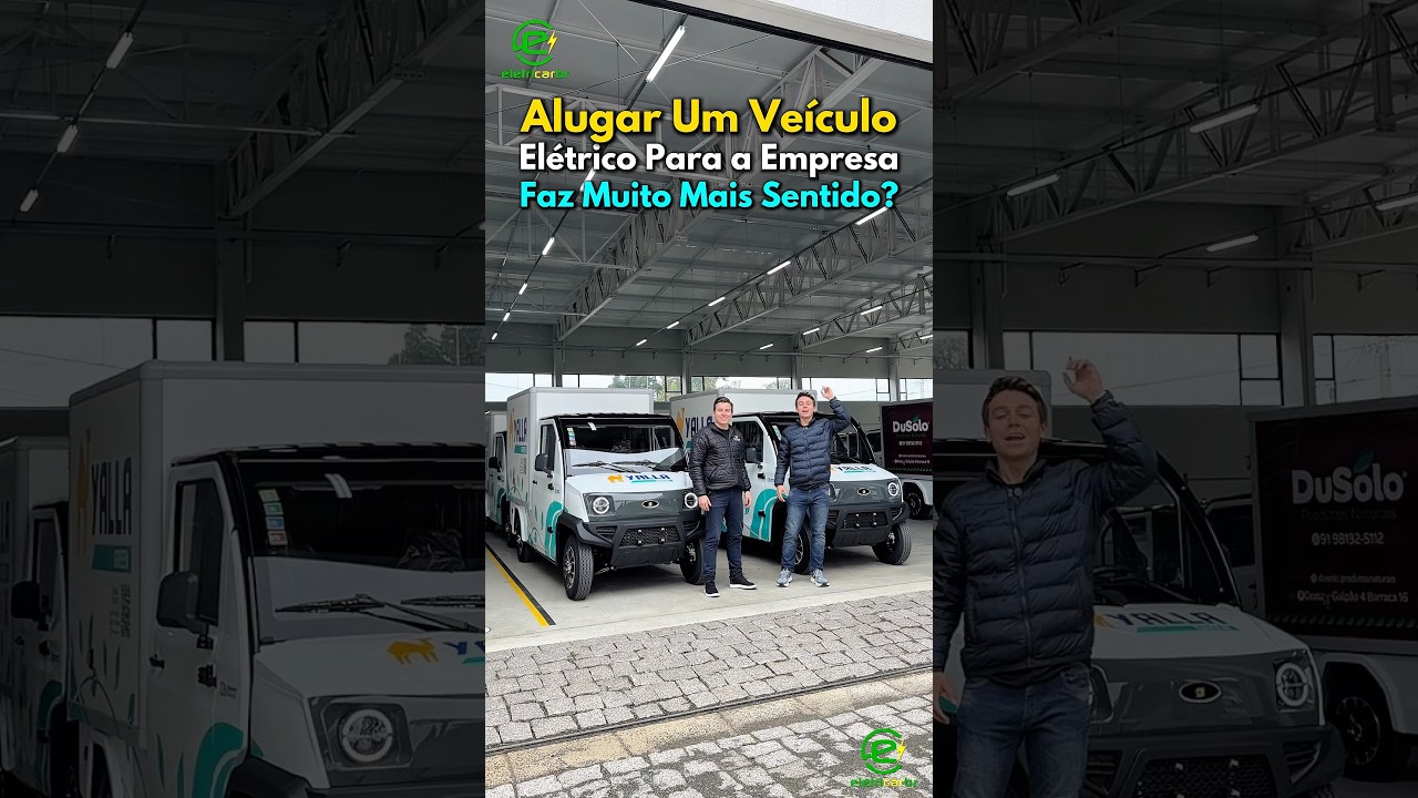 Alugar Um Veículo Elétrico Para a Empresa Faz Muito Mais Sentido?⚡