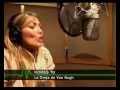 Amaia Montero grabando