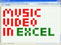AC/DC Rock N Roll Train - ASCII music video in Excel