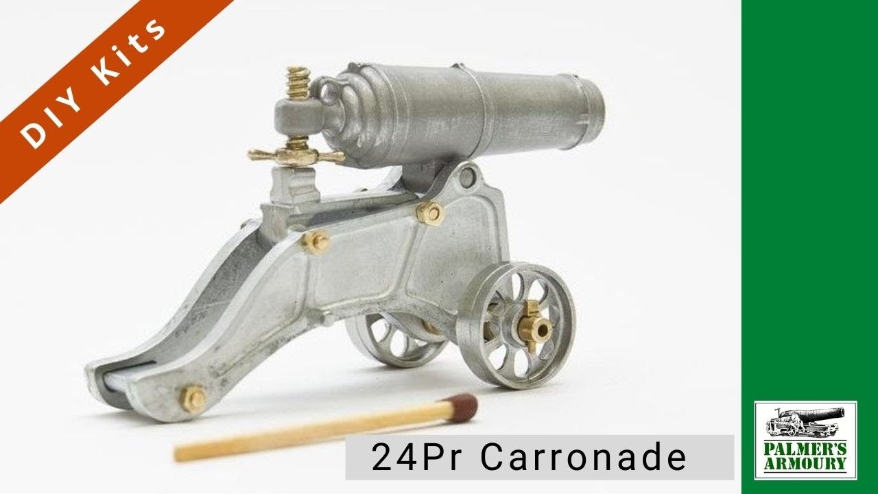 How to assemble a 24 Pounder Carronade scale model cannon kit - Palmers Armoury
