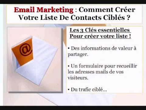 e mailing - http://bit.ly/eKEPXe Email marketing ! Voici deux mots qui permettent à de nombreux affiliés et vendeurs en ligne de générer un revenu régulier sur Internet....