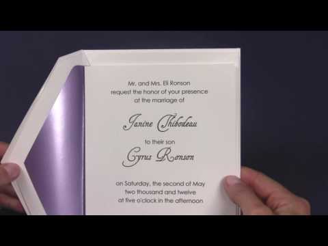how to properly word a wedding invitation