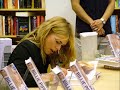 billie piper signing her autobigraphy, oxford.