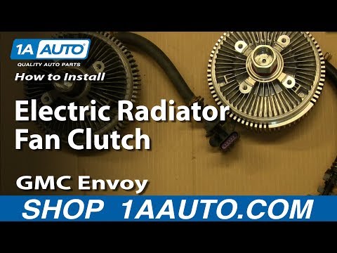 How To Install Replace Electric Radiator Fan Clutch 2002-06 GMC Envoy Chevy Trailblazer