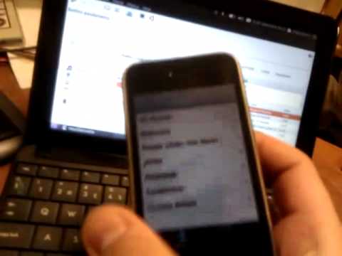 how to sync rhythmbox with iphone