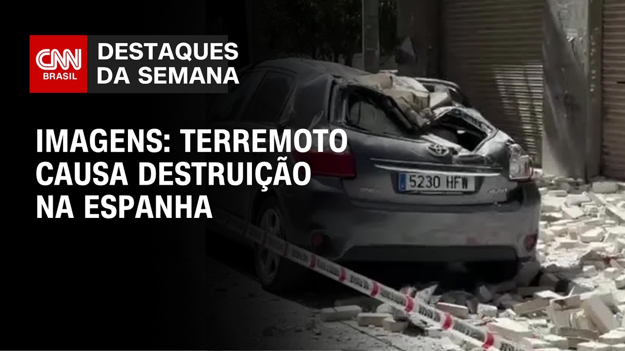 Terremoto de magnitude 4,9 atinge Granada, na Espanha, e causa danos | DESTAQUES DA SEMANA