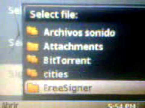 Tutorial para firmar aplicaciones symbian s60 en 10 segundos desde el mobil. parte 1
