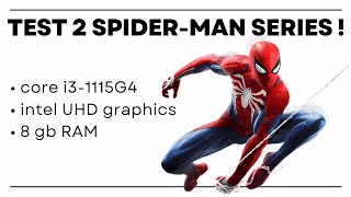 Spider-Man Remastered + Miles Morales • core i3-1115G4 + intel UHD graphics + 8 gb RAM game test