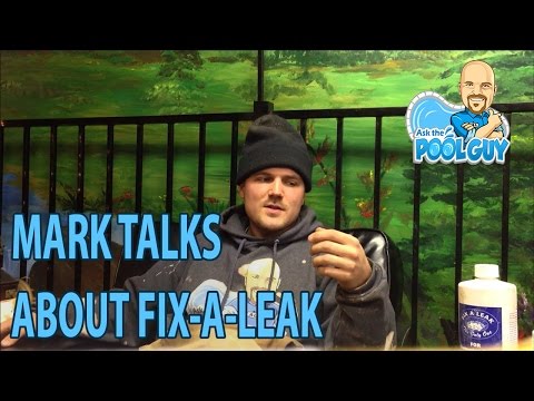 how to fix a pool with a leak