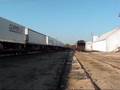 bnsf train with a nice crew at la plata,