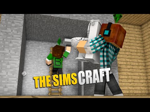 The Sims Craft Ep.70 - Construindo Uma Casa Com Banheiro !!