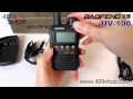 BAOFENG UV-100 136-174/400-470Mhz mini radio