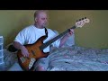 me doing slinky bass lines of uzeb and alain caron on my frettless squier jazz bass jaco pastorius replica by fender