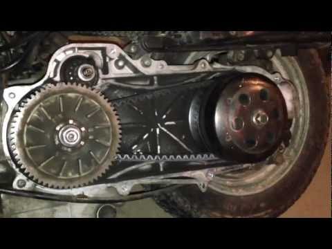 how to change a drive belt on a scooter