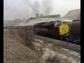 37401 departs Peak Forest on 6F67 to Arpley