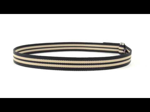 how to buckle a d'ring belt